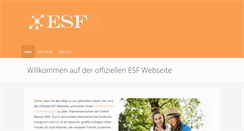 Desktop Screenshot of fse-esf.org