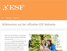 Tablet Screenshot of fse-esf.org